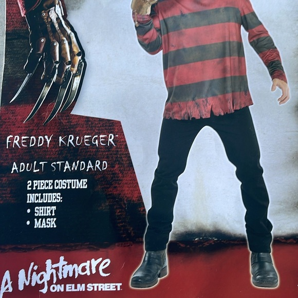 Freddy Krueger Adult Costume Kit! New! - Picture 2 of 8